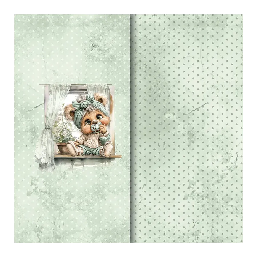 Colección Rustic Baby Girl Bear