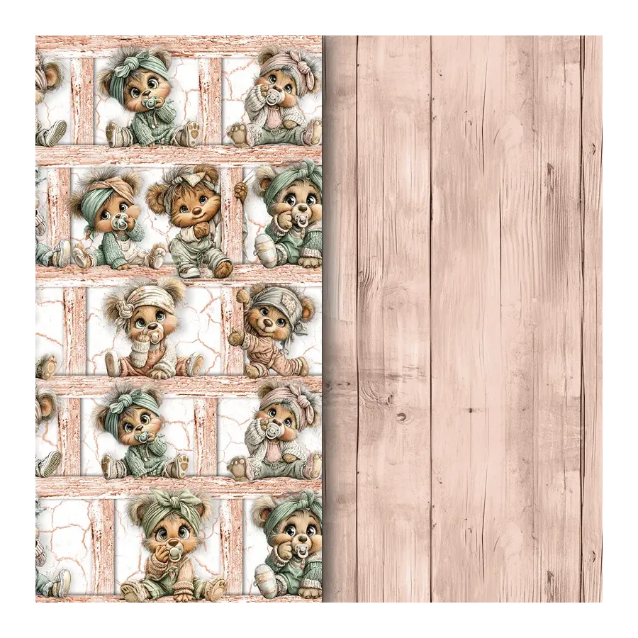 Colección Rustic Baby Girl Bear
