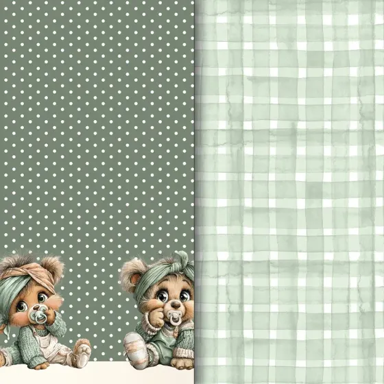 Colección Rustic Baby Girl Bear