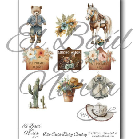 Die Cuts Baby Cowboy
