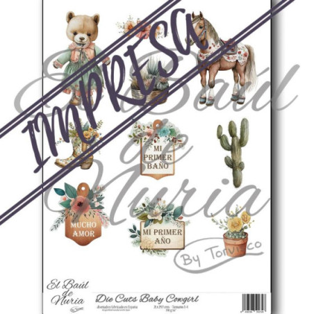 Die Cuts "Baby Cowgirl"