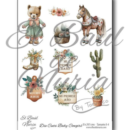 Die Cuts Baby Cowgirl