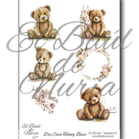 Die Cuts Teddy Bear