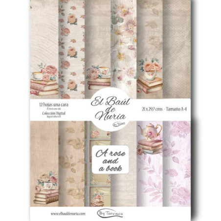 Colección A rose and a book