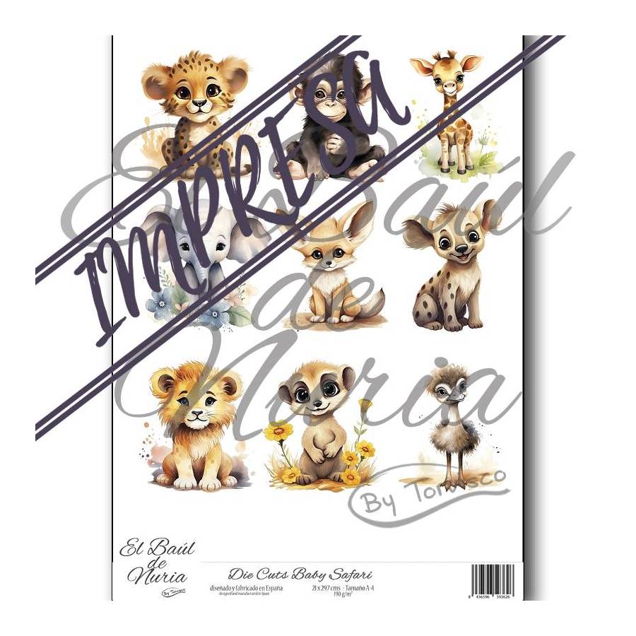 Die Cuts "Baby Safari"