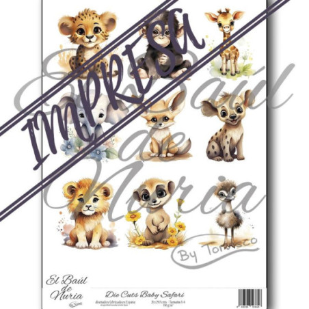 Die Cuts "Baby Safari"