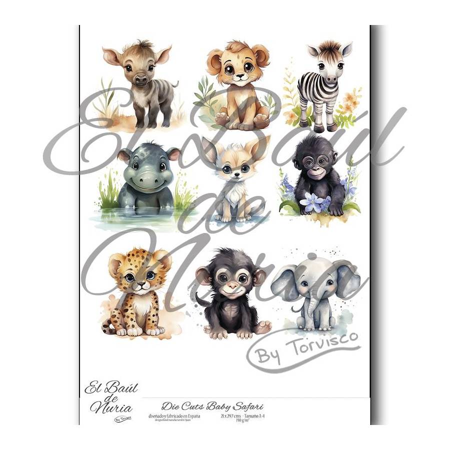 Die Cuts "Baby Safari"